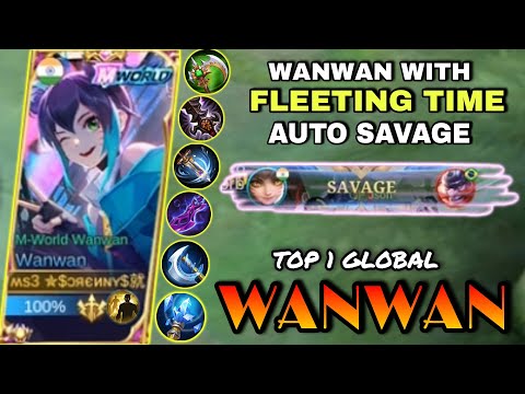 M-WORLD WANWAN WITH AUTO SAVAGE!? TOP 1 GLOBAL WANWAN ~ MLBB
