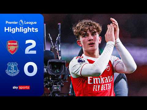 Max Dowman becomes youngest ever PL goalscorer! 🌟 | Arsenal 2-0 Everton | Premier League highlights