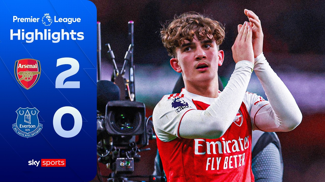 Max Dowman becomes youngest ever PL goalscorer! 🌟 | Arsenal 2-0 Everton | Premier League highlights - YouTube