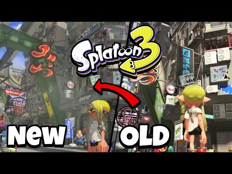 Splatoon 3 OLD Vs NEW Graphics | 2021 Vs Final Game
