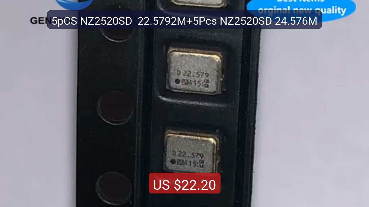 5pCS NZ2520SD  22.5792M+5Pcs NZ2520SD 24.576M — Best Buy 2026 | Great Quality!