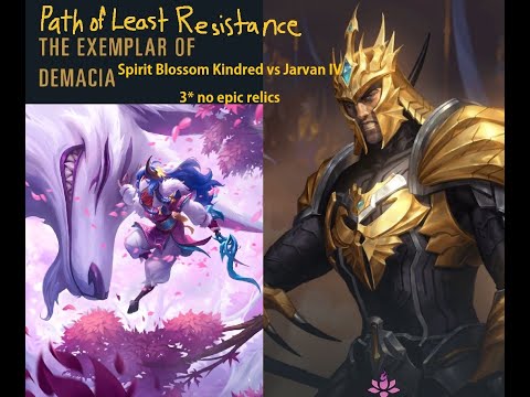 Spirit Blossom Kindred (3* no epic) vs Jarvan IV - The Exemplar of Demacia - Legends of Runeterra