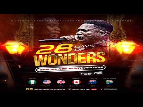 28 DAYS OF WONDERS - DAY 2//SPECIAL NEW MONTH PRAYERS - DAY 1 || NSPPD || 2ND FEBRUARY 2026