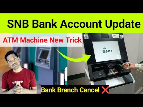 SNB Bank Account Update ATM Machine | Alahli Bank Account Update Atm Machine | Snb Bank New Update