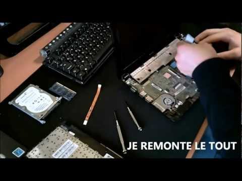 comment ouvrir un eee pc 1001p ou 1001ha en vidéo
