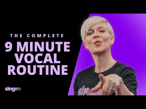 The Complete 9 Minute Vocal Routine (Sing-A-Long Lesson)