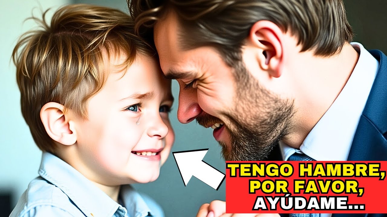 NIÑO HAMBRIENTO TOCA A LA PUERTA DE LA MANSIÓN SIN SABER QUE EL MILLONARIO LLORABA POR SU HIJO...