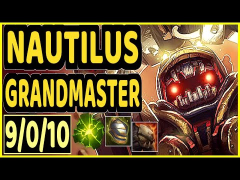 SATORIUS (NAUTILUS) - 9/0/10 KDA GAMEPLAY - EUW Ranked GRANDMASTER