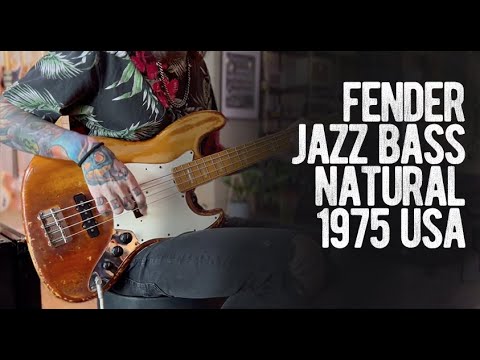 Fender Jazz Bass Natural 1975 USA