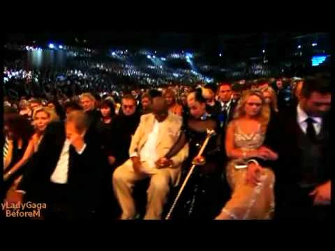 Lady Gaga Praying for Whitney Houston ( Grammy 2012)