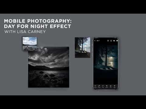 LIVE: Mobile Photography: Day for Night Effect with Lisa Carney