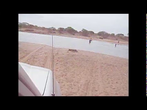 Driving in Africa - crossing the Chari R