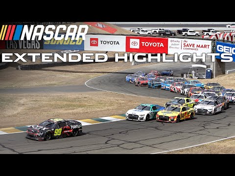 NASCAR 2022 トヨタ/セーブマート350（ソノマ・レースウェイ）レースハイライト動画