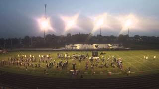 Muncie Central Spirit of Muncie Band and Guard - Spirit Of Sound 2014 Performance