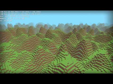 hyperz2006 - XNA / C#: Minecraft style terrain - Progress