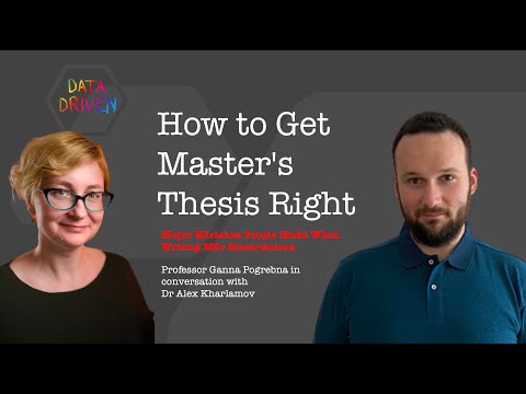How to Get Master's #Thesis Right: Major #Mistakes People Make When Writing #MSc #Dissertations