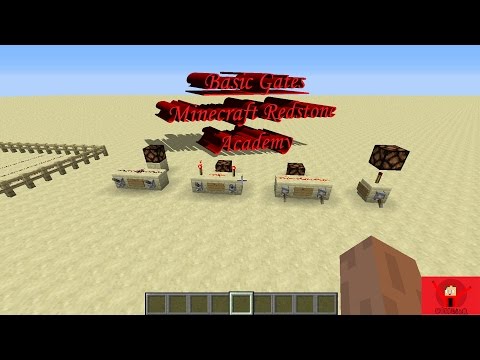 Basic Gates- EP: 5- Redstone Academy!!!