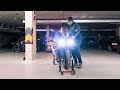 SEFIS M20U klappbarer mobiler universeller Motorradständer Heck