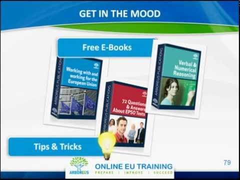 The Big Question: How to pass the exams - 2012 EPSO AD Webcast