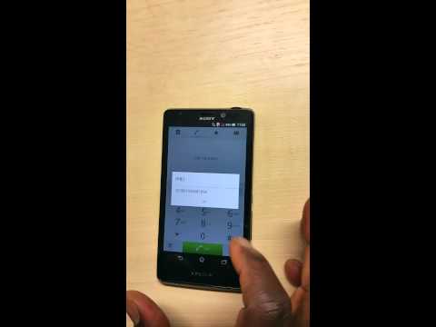 Sony Xperia IMEI number