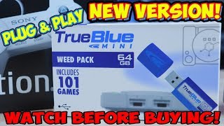$20 PlayStation Classic Hack - 101 Games Newest Version True Blue Mini Plug & Play USB!