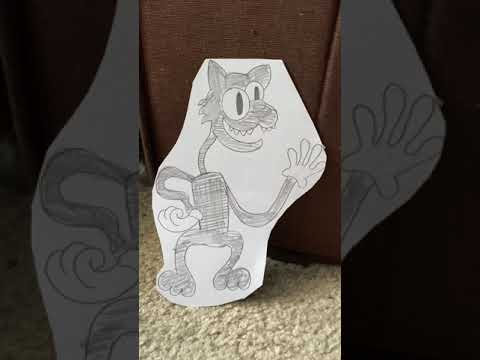 Cartoon cat vs siren head