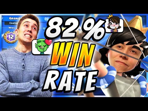 82% WIN RATE! EASY 12 WINS w/ NEW LOG BAIT DECK — Clash Royale