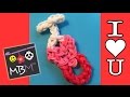 Rainbow Loom Charm For Valentine S Day I HEART YOU I LOVE YOU New Design