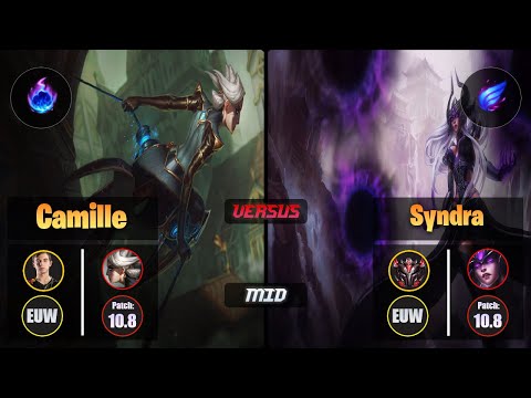Caps CAMILLE (Mid) [Arcane Comet] VS SYNDRA - Grandmaster EUW Patch 10.8