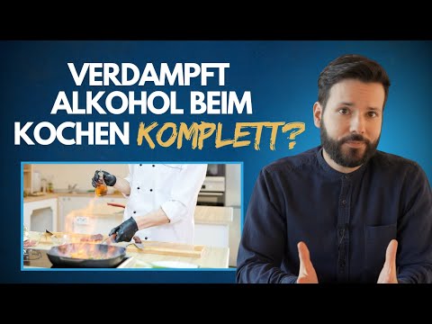 How much alcohol actually evaporates during cooking? • Scientifically tested