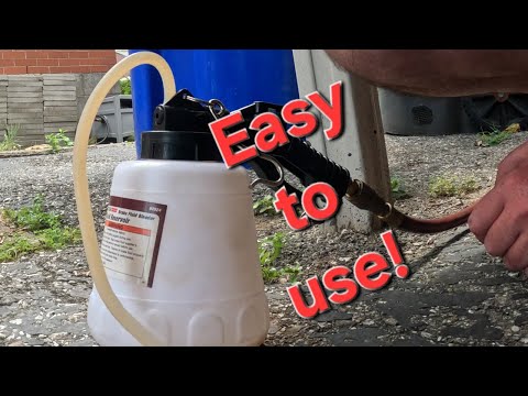 Harbor Freight Pittsburg Tools pneumatic brake fluid bleeder DIY how to