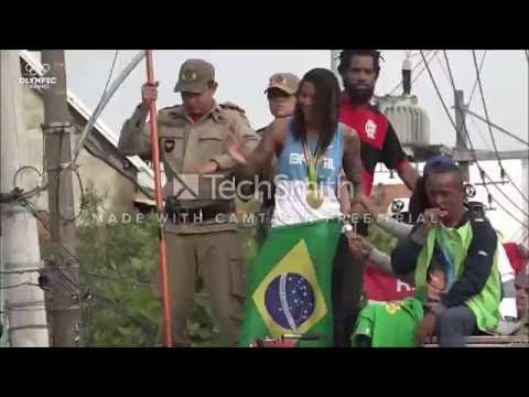 Rio Olympic Champion Rafaela Silva turned the City of God into the City of Gold!