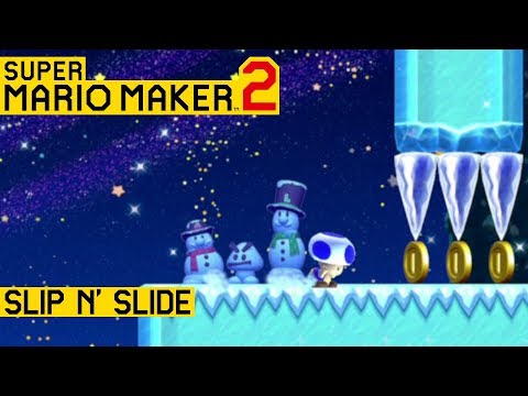 Slip N' Slide - Super Mario Maker 2