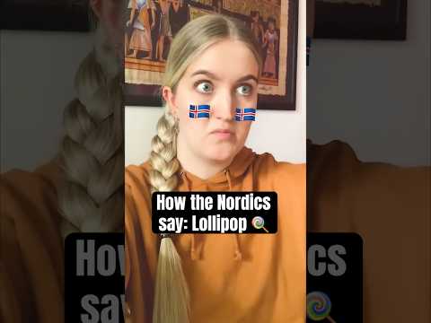How the Nordic countries say Lollipop 🇩🇰🇸🇪🇳🇴🇮🇸🇫🇮
