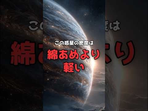 「綿あめより軽い」惑星が、宇宙に浮いている。 のサムネイル