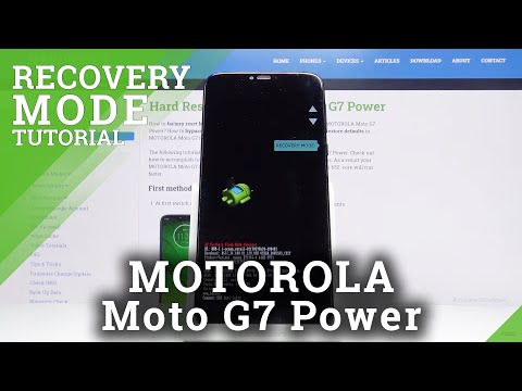 How to Enter / Use Recovery Mode in MOTOROLA Moto G7 Power – Turn Off Recovery Mode