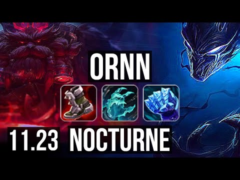 ORNN vs NOCTURNE (TOP) | Rank 3 Ornn, 1000+ games, 4/2/10 | EUW Grandmaster | 11.23