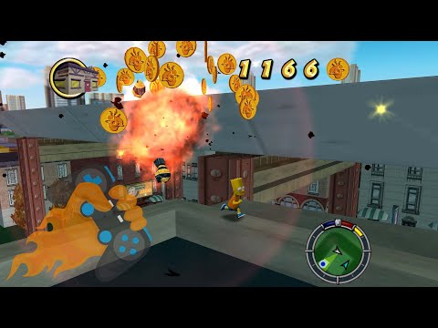 [4K] The Simpsons Hit & Run | Level 2 | Bart | 100% Completion