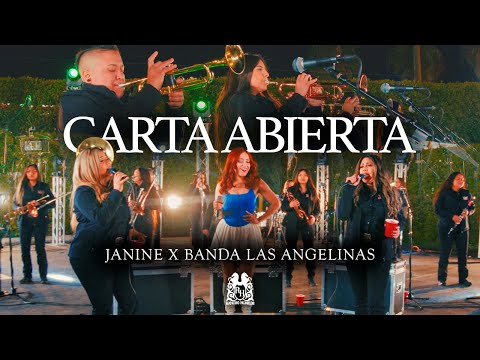 Janine x Banda Las Angelinas - Carta Abierta [En Vivo]