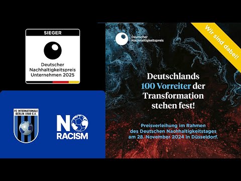 Der FC Internationale gewinnt den Deutschen Nachhaltigkeitspreis