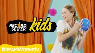 Autumn Miller's Water Balloon Pop Challenge I RECORDSETTER KIDS