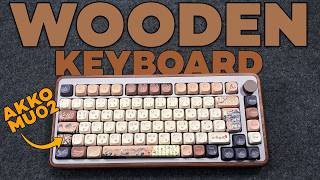 Akko Mountain Seclusion MU02 Keyboard. Wooden Perfection