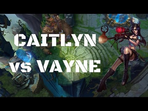 CAITLYN vs VAYNE - Caitlyn ADC - League of Legends S7 EP15