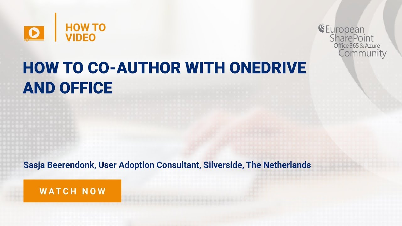 How To Co-Author with OneDrive and Office How To Co-Author with OneDrive and Office