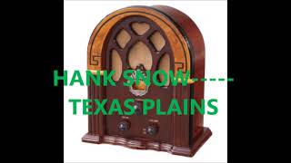 HANK SNOW   TEXAS PLAINS