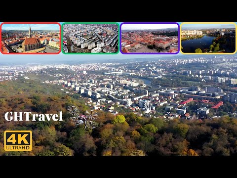The best aerial views of Cluj-Napoca, Transylvania (Romania) in 4K!