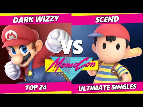 MomoCon 2022 Top 24 - Dark Wizzy (Mario) Vs. Scend (Ness) SSBU Ultimate Tournament