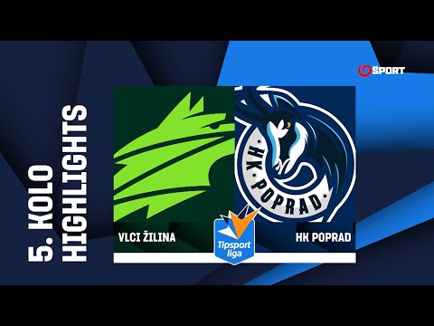 5. kolo: Vlci Žilina - HK Poprad 4:3 (1:0, 0:3, 3:0)