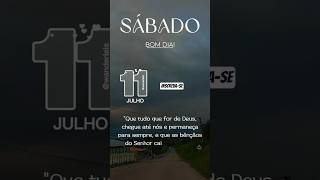 Hoje é Sábado, mas um novo dia para recomeçar e agradecer a Deus por nos permitir viver #bomdia #fyp