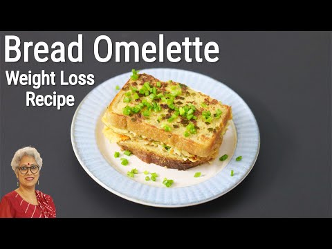 Bread Omelette Recipe - Easy Method To Make Bread Omelette For Weight Loss | Skinny Recipes